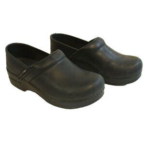 Dansko slip on clog mules Womens Size 37  black